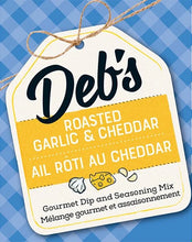 Load image into Gallery viewer, Package of roasted garlic & cheddar dip mix.