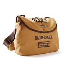Load image into Gallery viewer, Canadian made cotton twill retro CBC Radio shoulder bag. 
