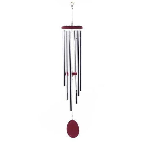Made in Nova Scotia beautiful sounding wind chimes. Made with brushed satin finish, forty two inches long.