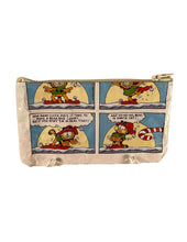 Load image into Gallery viewer, A small bag made with a Garfield comic bag.
