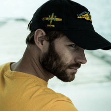 Load image into Gallery viewer, Showing man weearing ball cap. Plane applique on side.