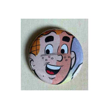Load image into Gallery viewer, Pin on 1 1/4" button with a picture of Archie.