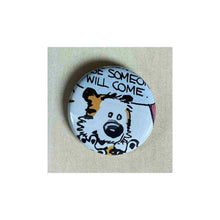 Load image into Gallery viewer, Pin on 1 1/4" button with cartoon tiger.