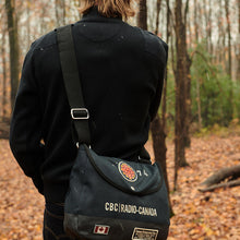 Load image into Gallery viewer, Person wearing the bag at waist length.