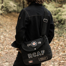 Load image into Gallery viewer, Man wearing the RCAF shoulder bag.
