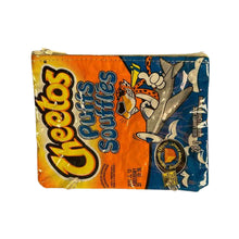 Load image into Gallery viewer, A small bag made with a Cheetos Puffs bag.