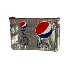 Load image into Gallery viewer, A small bag made with a Diet Pepsi bag.