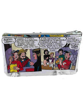 Load image into Gallery viewer, A small bag made with a Archie comic bag.