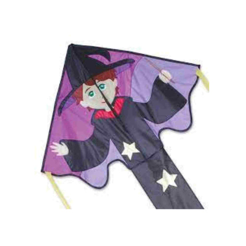 Single line wizard kite made from rip stop fabric.