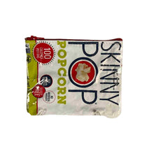 Load image into Gallery viewer, A small bag made with a Skinny Pop bag.