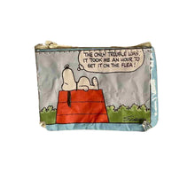 Load image into Gallery viewer, A small bag made with a Snoopy comic bag.
