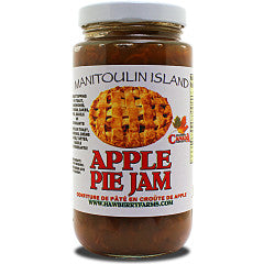 8 oz jar of Manitoulin Island Apple Pie Jam.