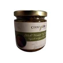 Load image into Gallery viewer, Black Mission Fig tapenade made from olives and fig. Delightful using with brie and all cheese.
