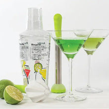 Load image into Gallery viewer, Cocktail shaker with two drinks.
