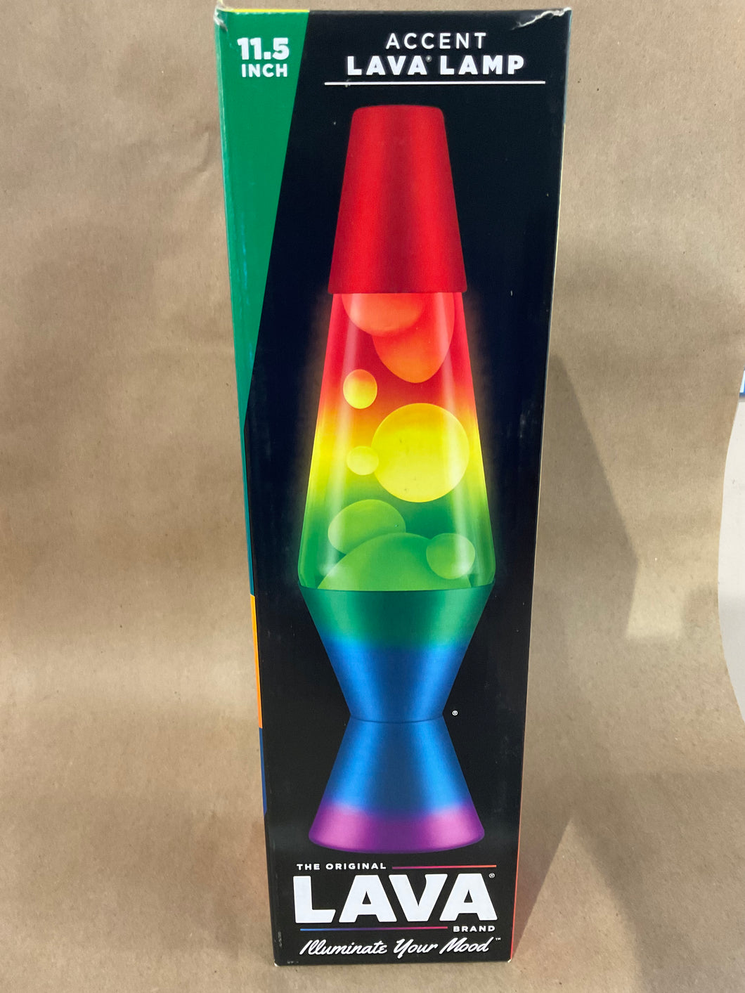 11.5 lava lamp Rainbow