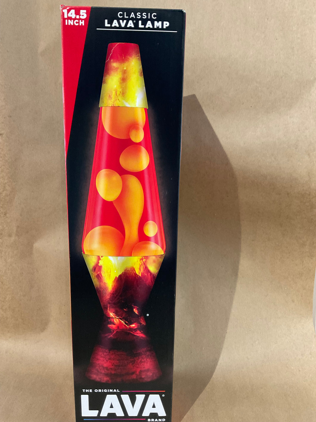 14.5In lava lamp red/yellow