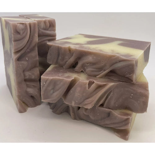 Handmade cold processed soap, lavender.