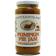 8 oz jar of Manitoulin Island Pumpkin Pie Jam.
