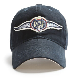 RCAF Wings ball cap. Great dark blue colour with RCAF wings logo.