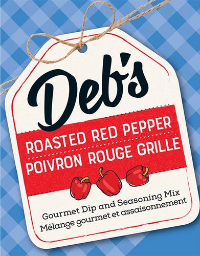 Deb's Dips, roasted red pepper dip mix.