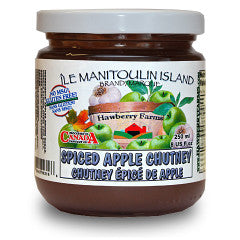 8 oz jar of Manitoulin Island Spiced Apple Chutney.