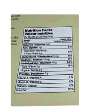 Load image into Gallery viewer, Nutritional facts.
