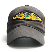 Load image into Gallery viewer, Black ball cap with National Air Service patch on front. One size fits all adults.
