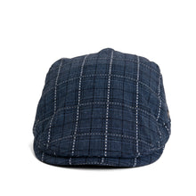 Load image into Gallery viewer, Front view of blue ivy cap. Wash in cold water.
