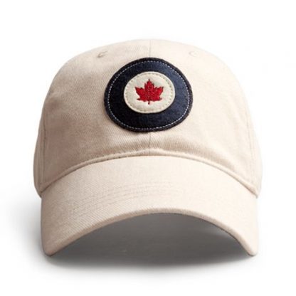 Children's ball cap made of 100% brushed cotton twill with double-layer felt appliquéof RCAF.  Fits ages 6 months to 3 years,