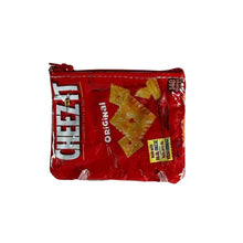 Load image into Gallery viewer, A small bag made with a Cheez It bag.
