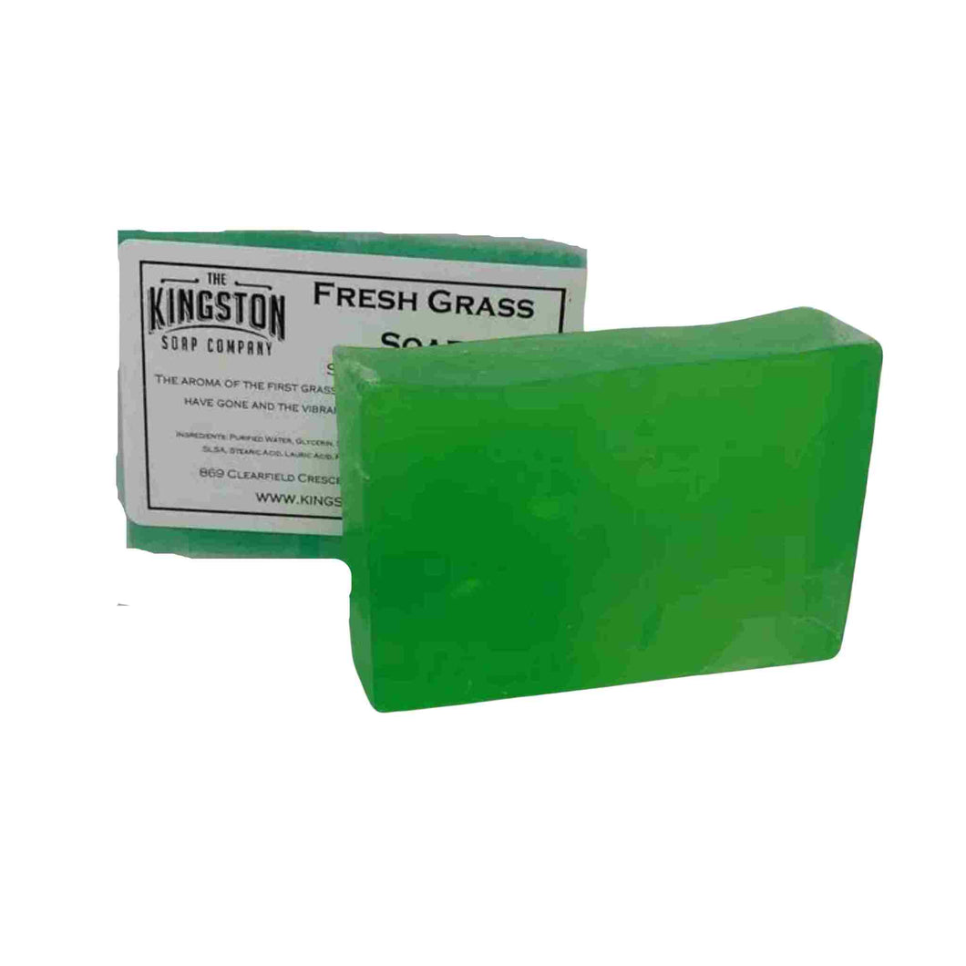Fresh grass glycerin soap.