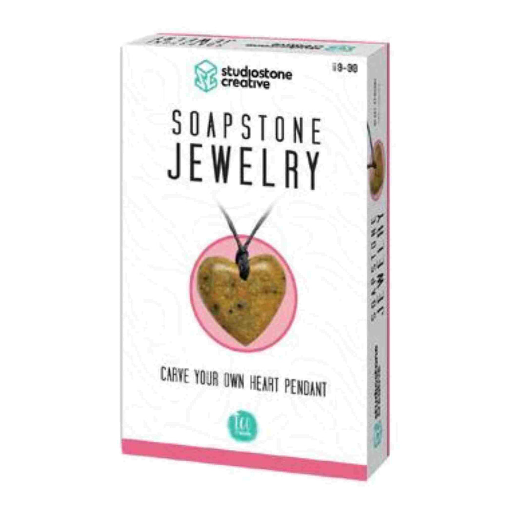Soap stone jewelry carving kit.