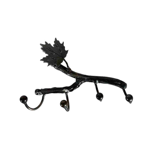 Metal leaf key holder.