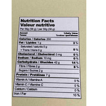 Load image into Gallery viewer, Nutritional facts.
