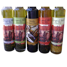 Load image into Gallery viewer, Grouping of flavoured olive oils.
