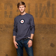 Load image into Gallery viewer, Man wearing RCAF long sleeve shirt.

