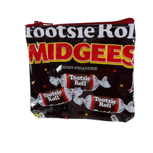 Load image into Gallery viewer, A small bag made with a Tootsie Roll bag.
