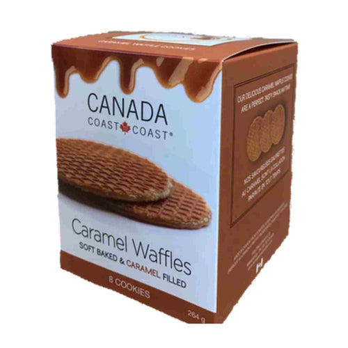 Canadian made caramel waffle cookies.