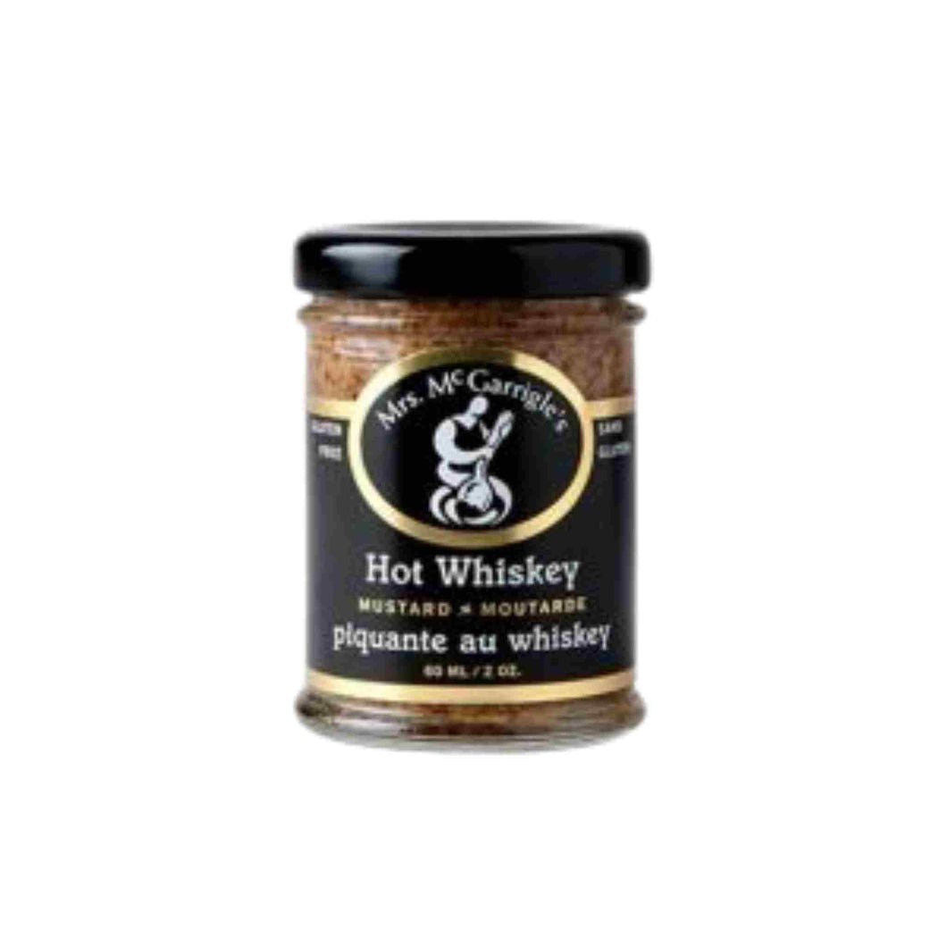 Jar of Hot Whiskey mustard.