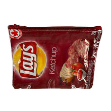 Load image into Gallery viewer, A small bag made with a Lay&#39;s Ketchup bag.
