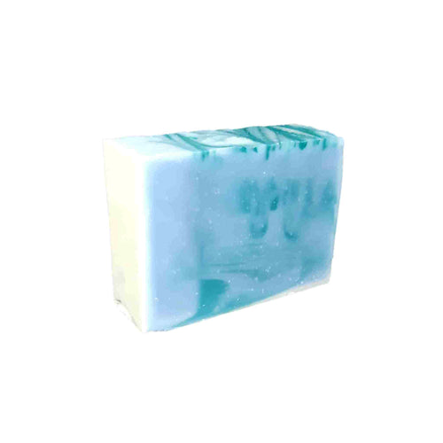 Bar of mermaid lather soap.