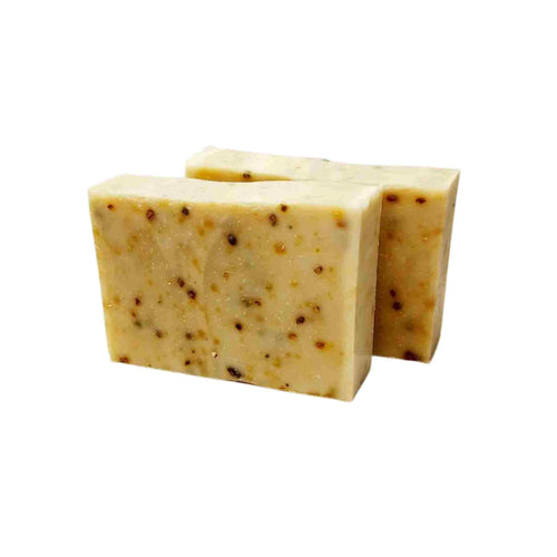 Bar soap made with Bee pollen, olive and coconut oil.